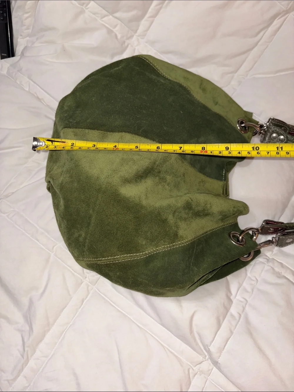 HTF Carla Danelli suede hobo Bag